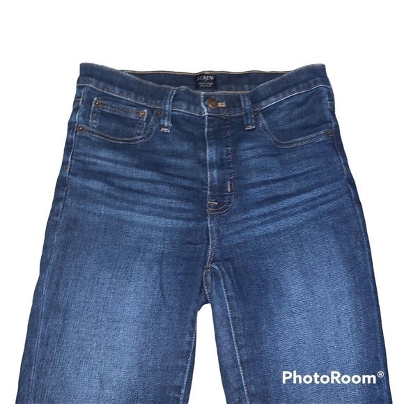 𝅺J. CREW High Rise Dark Wash Skinny Jeans size 27 - Picture 4 of 7